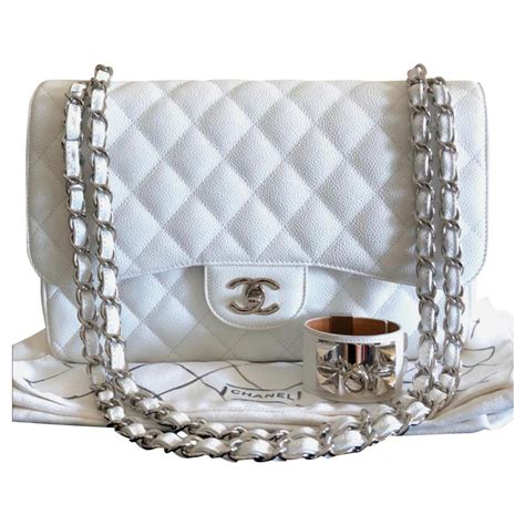 jumbo white chanel bag|chanel jumbo flap bag price.